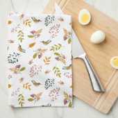 カラフル鳥 キッチンタオル (四つ折り)