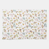 カラフル鳥 キッチンタオル (横)