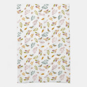 カラフル鳥 キッチンタオル (縦)