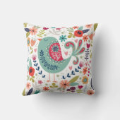 カラフル鳥 クッション (裏面)