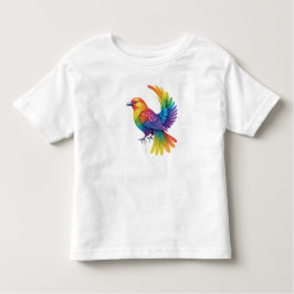カラフル鳥 トドラーTシャツ