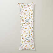 カラフル鳥 ボディピロー (正面縦)