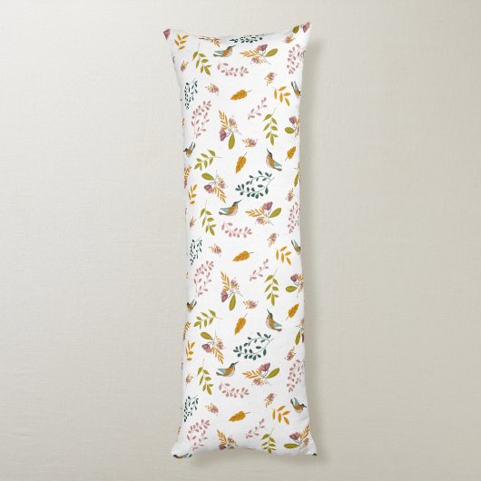 カラフル鳥 ボディピロー (裏面 (縦))