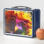 カラフル鳥 メタルランチボックス (インサイチュ)