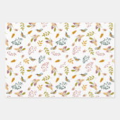 カラフル鳥 ラッピングペーパーシート (正面3)