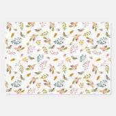 カラフル鳥 ラッピングペーパーシート (正面2)