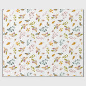カラフル鳥 ラッピングペーパー (フラット)