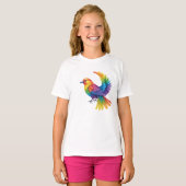 カラフル鳥 Tシャツ (正面フル)
