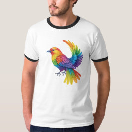 カラフル鳥 Tシャツ