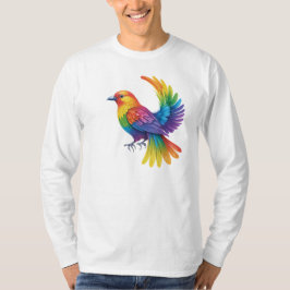 カラフル鳥 Tシャツ