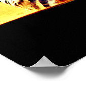 カラフル鳩 ポスター (角)