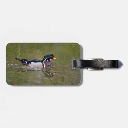 カラフル鴨 ラゲッジタグ (裏面横)