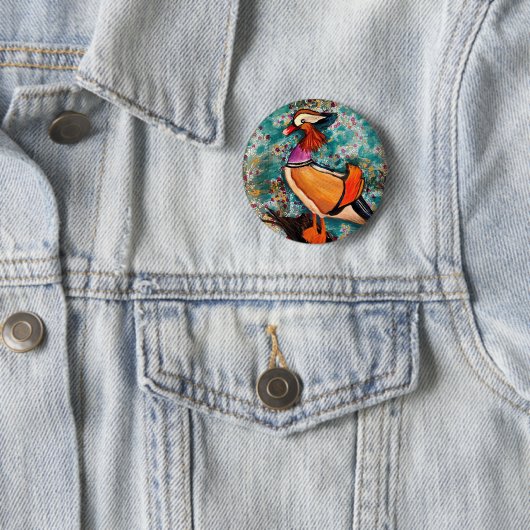 カラフル鴨 缶バッジ (インサイチュ)