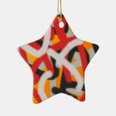 カラフル0748抽象芸術 セラミックオーナメント (右)