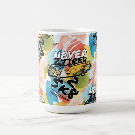 カラフル2疲れない2 SK8 コーヒーマグカップ (中央)