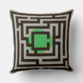 カラフル2 in 1ラビリンスパターンカスタムカラー クッション (裏面)