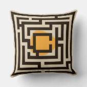 カラフル2 in 1ラビリンスパターンカスタムカラー クッション (裏面)