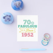 カラフル70と1952年以来の素晴らしい チラシ (シングル)