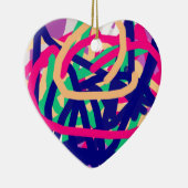 カラフル7647抽象芸術 セラミックオーナメント (右)