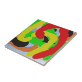 カラフル8886抽象芸術アート タイル (側面)