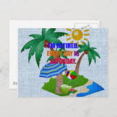 カラフル：あ退職したあ。毎日は土曜日だ。 ポストカード (正面/裏面)