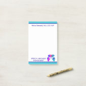 カラフル、おもしろいカスタムSLPの注をポストする ポストイット (デスク上)