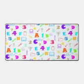 カラフル,おもしろい感動的と子供の学学校 デスクマット (正面)