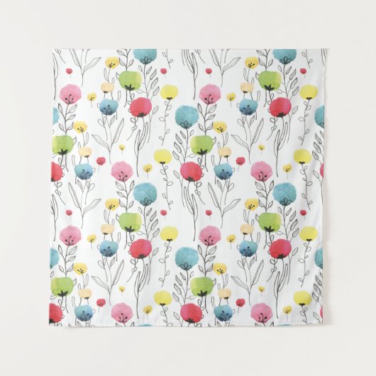 カラフル,おもしろい,円形デザイン要素 タペストリー (正面)