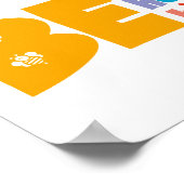 カラフル で 馬鹿 正直 親切 インスピレーション ポスター (角)