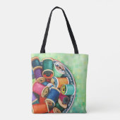 "カラフル"はカスタムなトートバックに通します トートバッグ (裏面)