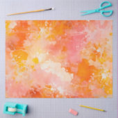 カラフル(ばちゃばちゃ)跳ねる絵を描アートティッシュペーパー 薄葉紙 (クラフト)