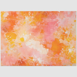 カラフル(ばちゃばちゃ)跳ねる絵を描アートティッシュペーパー 薄葉紙