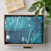 カラフル（ばちゃばちゃ）跳ねる絵を描アートティッシュペーパー 薄葉紙 (ギフト)