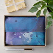 カラフル（ばちゃばちゃ）跳ねる絵を描アートティッシュペーパー 薄葉紙 (ギフト)