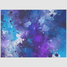 カラフル(ばちゃばちゃ)跳ねる絵を描アートティッシュペーパー 薄葉紙