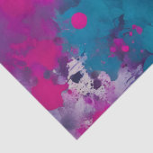 カラフル（ばちゃばちゃ）跳ねる絵を描アートティッシュペーパー 薄葉紙 (詳細)