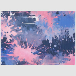 カラフル(ばちゃばちゃ)跳ねる絵を描アートティッシュペーパー 薄葉紙