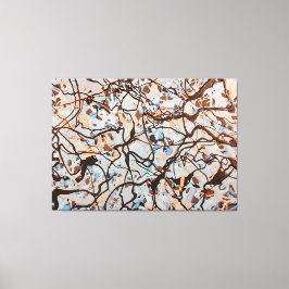 カラフル（ばちゃばちゃ）跳ねるLXXII – アクショ絵画ン –  キャンバスプリント