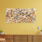 カラフル(ばちゃばちゃ)跳ねるXIV – アクショ絵画ンの – 抽象芸術- キャンバスプリント (インサイチュ (リビング))