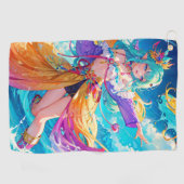 カラフル/アニメ/漫画 ゴルフタオル (横)