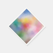 カラフル アブストラクト アート エレガント モダン テンプレート スタンダードカクテルナプキン (角)