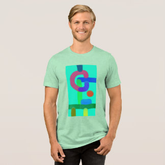 カラフル アブストラクト アート 13 トライブレンドTシャツ
