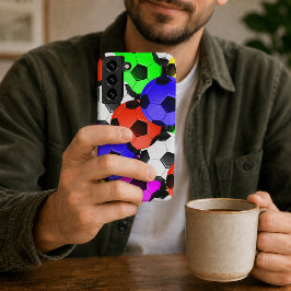 カラフル アメリカ サッカー SAMSUNG GALAXY S22+ケース
