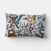 カラフル アルファベット クッション (裏面)