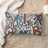 カラフル アルファベット クッション (ブランケット)