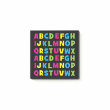 カラフル アルファベット バック トゥ スクール