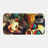 カラフル アート 母と娘 アジアの花園 Case-Mate iPhoneケース (裏面(横))