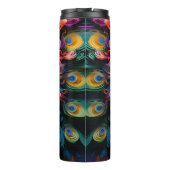 カラフル&エキゾチック3D孔雀 タンブラー (裏面)