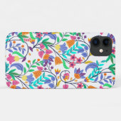 カラフル エキゾチック フラワー パターン Case-Mate iPhoneケース (裏面(横))