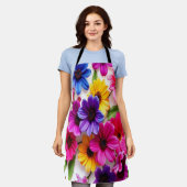 カラフル エプロン (着用した状態)